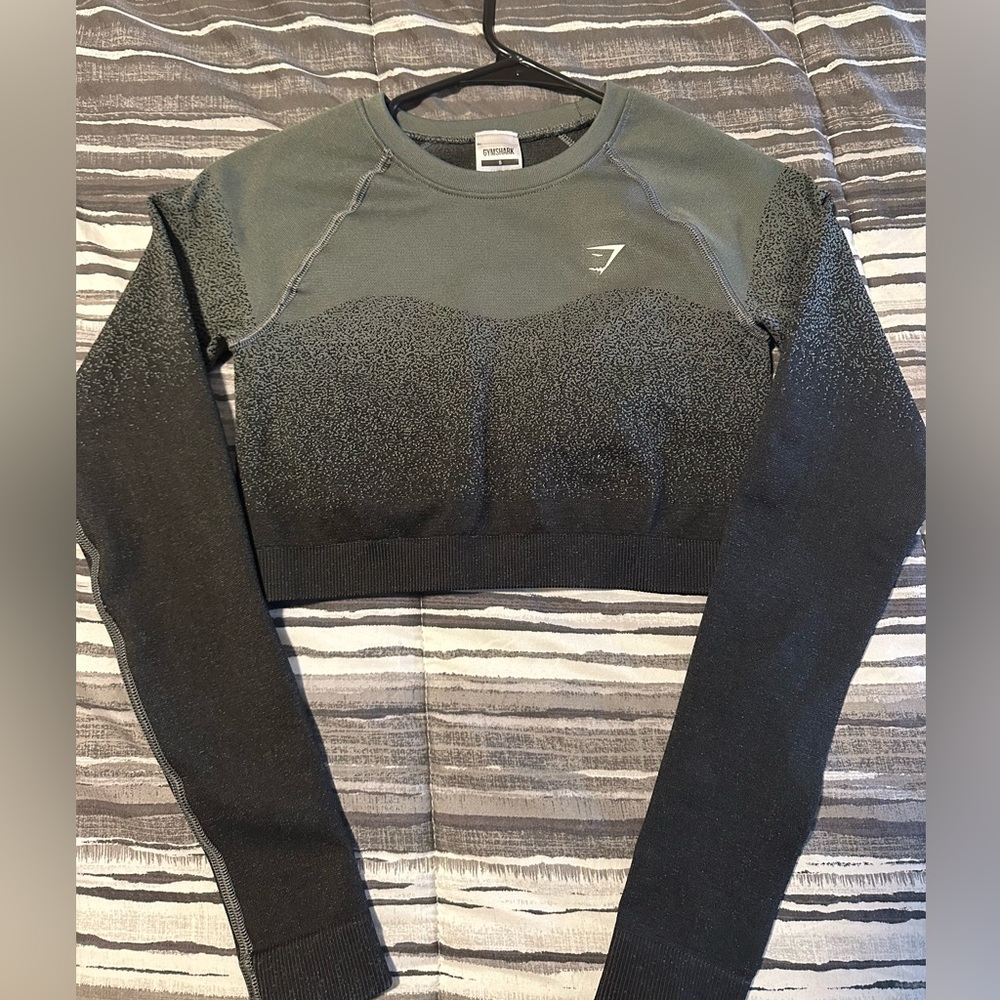 Gymshark long sleeve seamless crop top